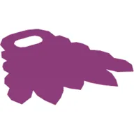 Hipwear Skirt, Rounded Edge, 5 Points with Iridescent Pattern