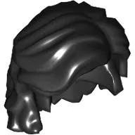 Hair Mid-Length Wavy with Center Part and Sidelocks