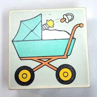 Duplo Tile 2 x 2 x 1 with Mosaic, Community 7 print - 9221-1