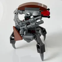 Droideka / Destroyer Droid, Reddish Brown Shell, Triangular Panels