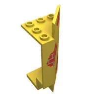 Panel 3 x 3 x 6 Corner with Scattered Bricks Print