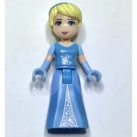 Cinderella - Medium Blue Dress, Bright Light Blue Gloves, Hair Band