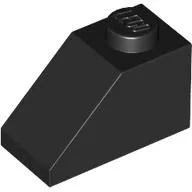 Slope 45° 2 x 1 with Bottom Pin