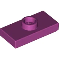 Plate Special 1 x 2 with 1 Stud with Groove and Inside Stud Holder (Jumper)