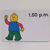 Activity Card, Time-Teaching 12-Hour Clock 1.50 p.m.