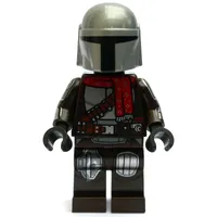 The Mandalorian / Din Djarin, Dark Brown Outfit with Red Scarf