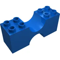 Duplo Brick 2 x 6 x 2 Double Concave
