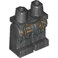 Hips and Pearl Titanium Legs with Armor with Orange Worn Dots and Fringe Print