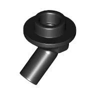 Bar, Angled with 1 x 1 Round Plate / Stud on End