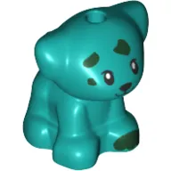 Animal, Dog Pup with Dark Green Spots print