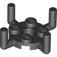 Plate Round 2 x 2 with Pin Hole and 4 Bars Up