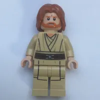Obi-Wan Kenobi, Tan Legs, Mid-Length Parted Hair