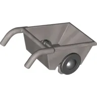 Duplo Wheelbarrow with Thin Black Wheels