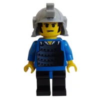 Samurai, Blue with Green Headband