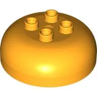 Duplo Brick Round 4 x 4 Dome Top with 2 x 2 Studs [Plain]