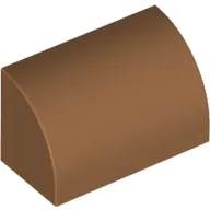 Brick Curved 1 x 2 x 1 No Studs