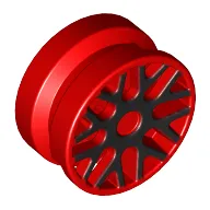 Wheel 11 x 6 with 8 'Y' Spokes and Black Outline