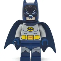 Batman, Light Bluish Gray Suit, Dark Blue Cape and Cowl (60's TV Series)
