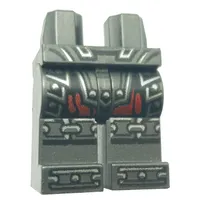 Hips and Pearl Titanium Legs with Silver Armor, Chains