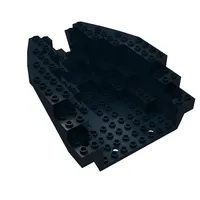 Boat Hull Section, Small Stern 14 x 12 x 5 1/3, Top