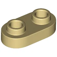 Plate Special 1 x 2 Rounded with 2 Open Studs