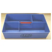 Storage Bin, with Retractable Handle on Top - LEGO System Print