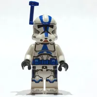 Clone Officer, 501st Legion, White Arms, Blue Rangefinder