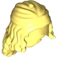 Hair Long Wavy, Partially Tied Back [2 Holes]