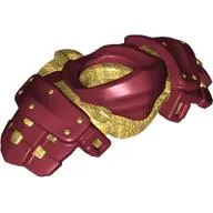 Minifig Neckwear Armour Ninja with Pearl Gold Katana Holder pattern