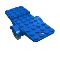 Fabuland Airplane Base 10 x 4 with Light Gray Wheels