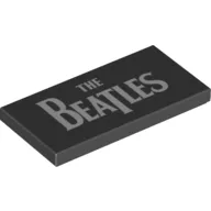 Tile 2 x 4 with 'THE BEATLES' print