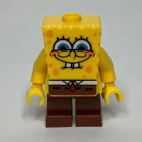 SpongeBob Squarepants with Smile and Red Cheeks