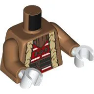 Torso, Coat with Tan Fur Trim, Red/White Strips Shirt, Black Belt, Buttons print, Medium Nougat Arms, White Hands