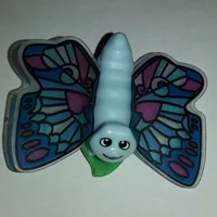 Belville, Insect, Butterfly Large / Human Hair Clip, Heart Wings Print