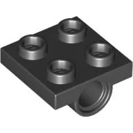 Plate Special 2 x 2 with 1 Pin Hole [Split Underside Ribs]
