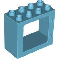 Duplo Door / Window Frame Flat Front Surface, Completely Open Back