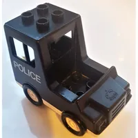 Duplo Van / Paddy Wagon, with White Base, and 'POLICE' Print