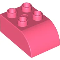 Duplo Brick 2 x 3 with Curved Top