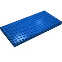 Brick 10 x 20 with Bottom Tubes in single row around edge, with '+' Cross Support
