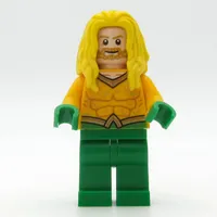 Aquaman, Long Yellow Hair, Green Hands