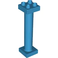 Duplo Support Column 2 x 2 x 6 Round with Open Latticed Back