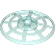 Dish 6 x 6 Inverted, Radar / Webbed [Anti-studs at 90°]