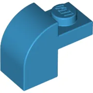 Brick Curved 1 x 2 x 1 1/3 with Curved Top