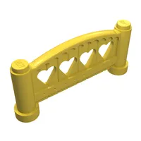 Fabuland Fence 1 x 6 x 2 Rounded