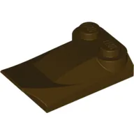 Wedge Curved 2 x 3 x 2/3 Two Studs, Wing End