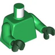 Torso, Green Arms, Dark Green Hands [Plain]