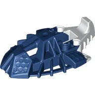 Large Figure Foot, Toa Inika Elliptical with Marbled White Pattern