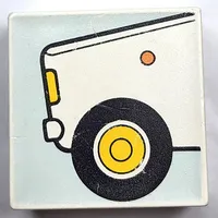 Duplo Tile 2 x 2 x 1 with Mosaic, Community 16 print - 9221-1