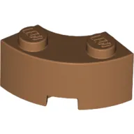 Brick Round Corner 2 x 2 Macaroni with Stud Notch and Reinforced Underside [New Style]