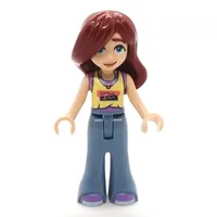 Paisley - Bright Light Yellow Top, Sand Blue Pants